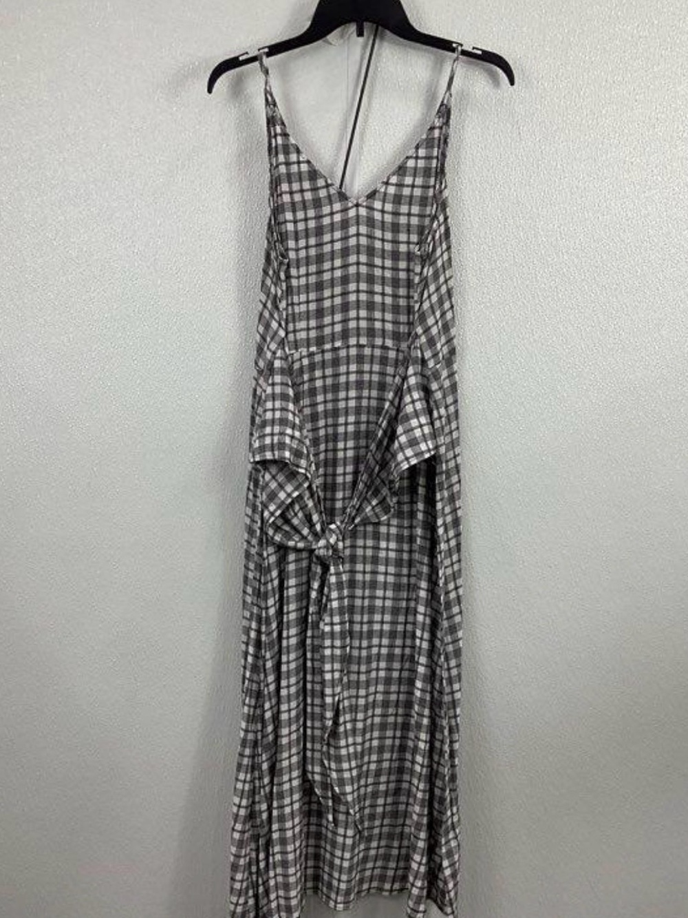 & Other Stories Paris Atelier Plaid Wrap Midi Dress US 8 - Picture 6 of 11